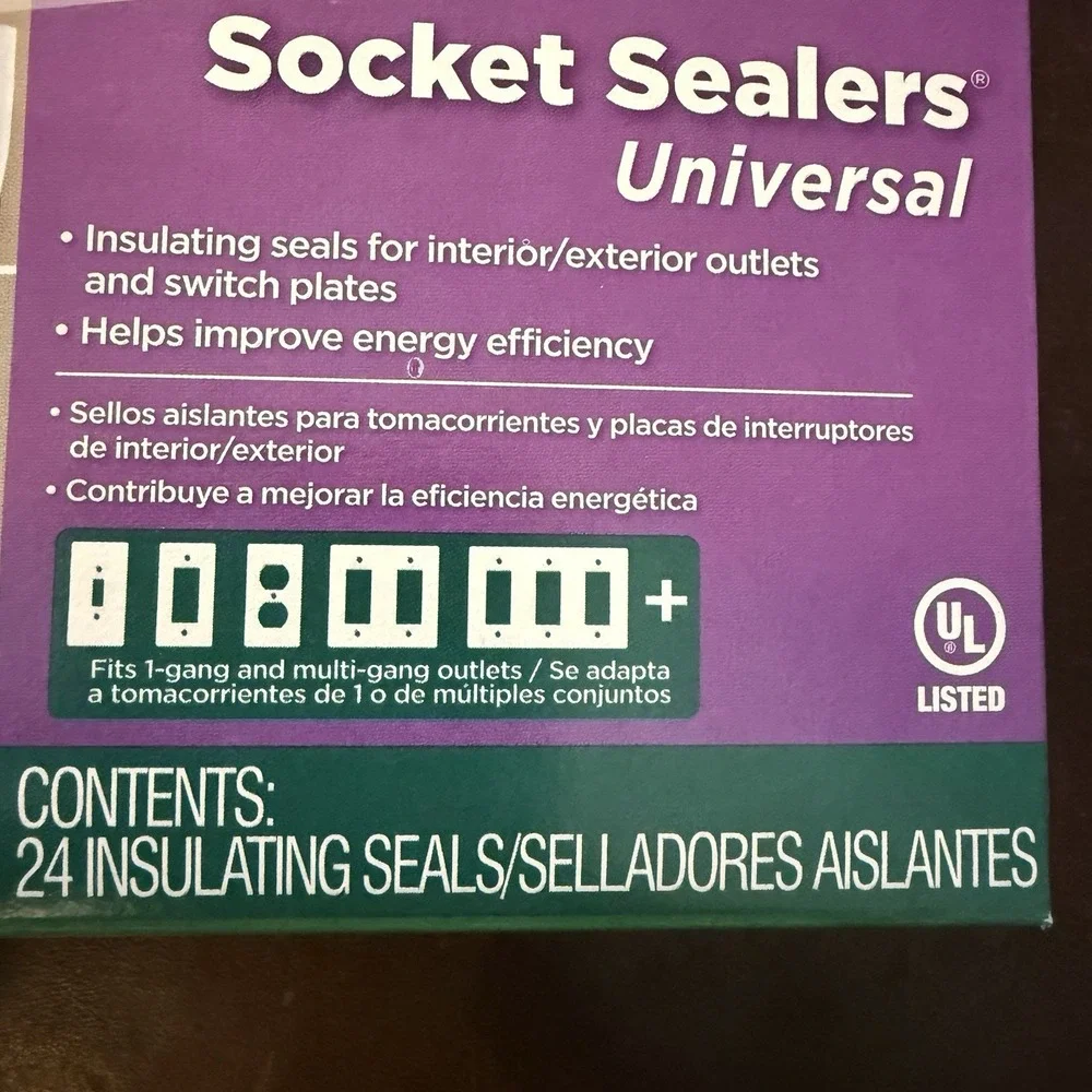 Duck Brand Socket Sealers 24 Insulating Seals